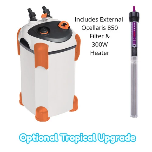 Aqua One AquaVogue 245 Litre Aquarium & Arizona Pine Cabinet - Image 4