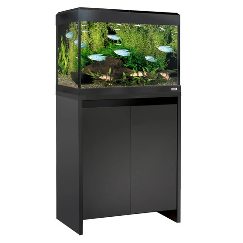 Fluval Roma 90 Black Aquarium & Cabinet