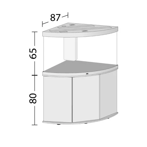 Juwel Trigon 350 LED Aquarium And Cabinet Light Wood - Image 2