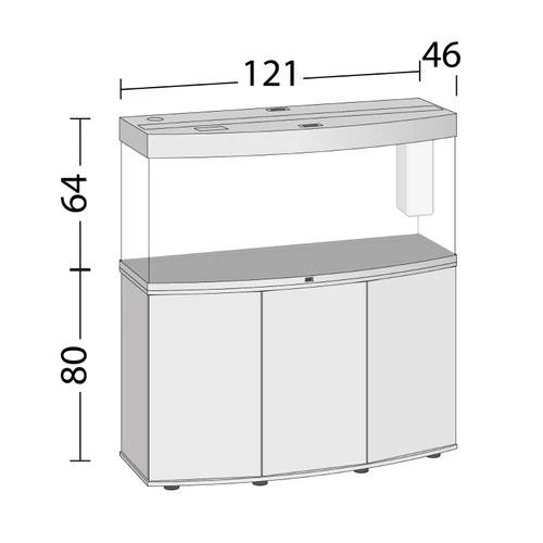 Juwel Vision 260 LED Aquarium And Cabinet Black - Image 4