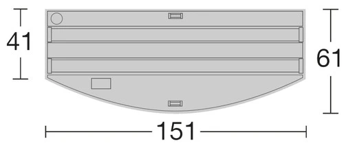 Juwel Vision 450 LED Aquarium And Cabinet Light Wood - Image 4