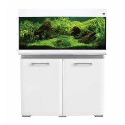 Aqua One AquaVogue 170 Litre Aquarium And Cabinet White Gloss